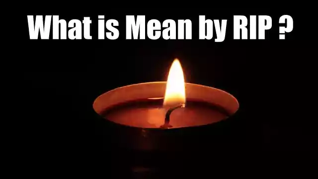 What is Mean by RIP